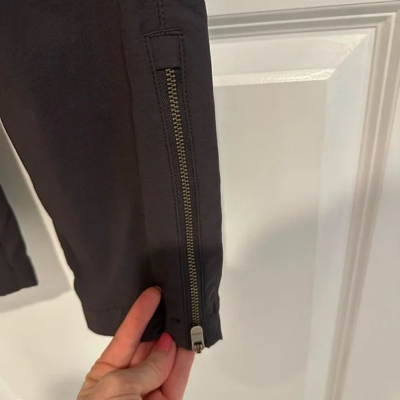 Athleta Plum Pants with Zipper Pockets & Zipper ankles. - Picture 4 of 6